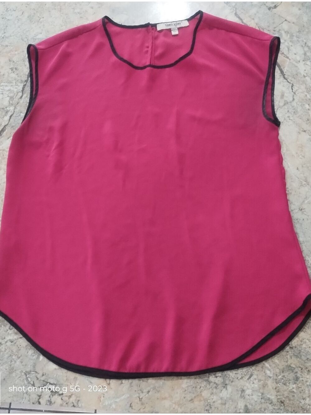 Daniel Rainn Pink Sleeveless Top Size Small